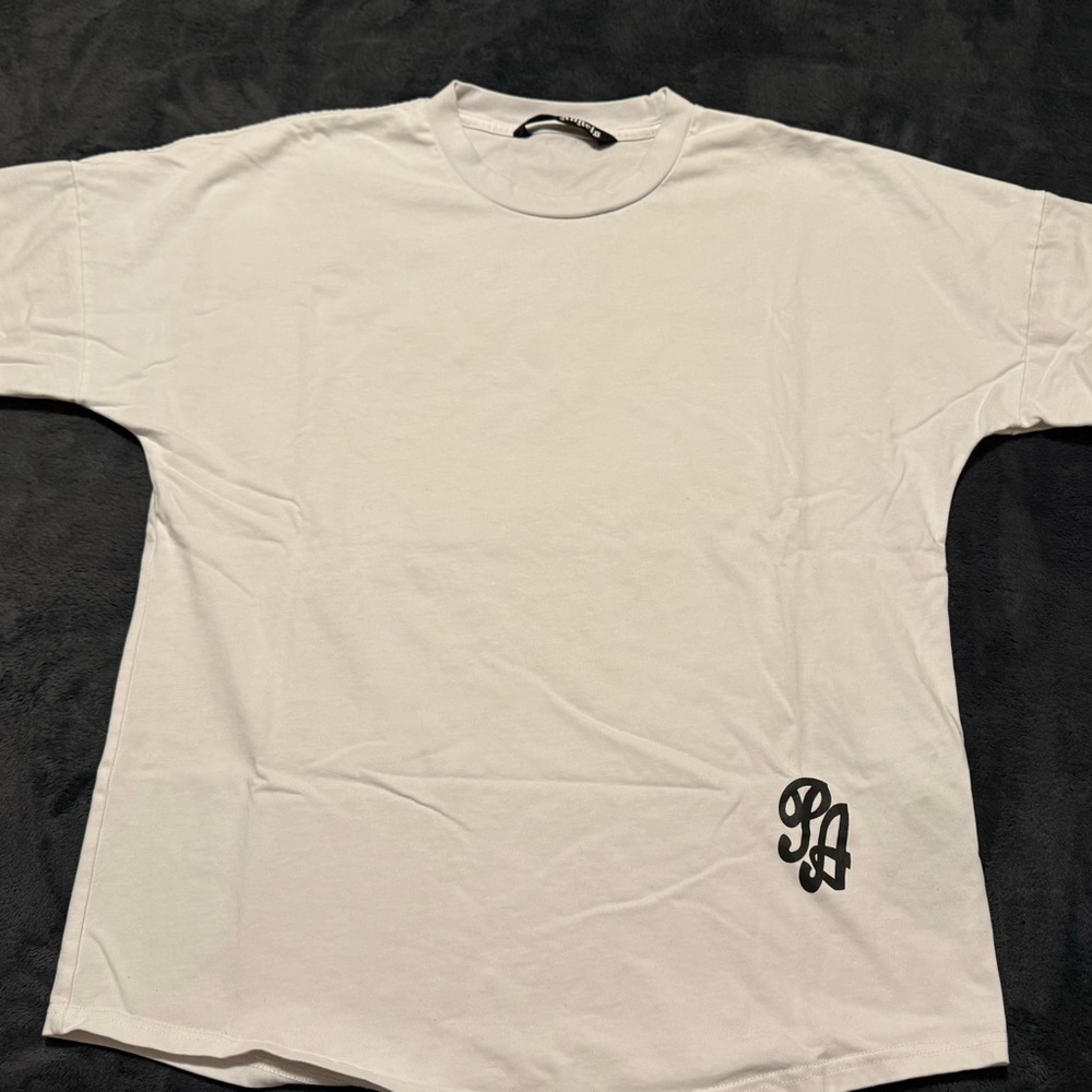 Palm Angels White Short Sleeve Tee
